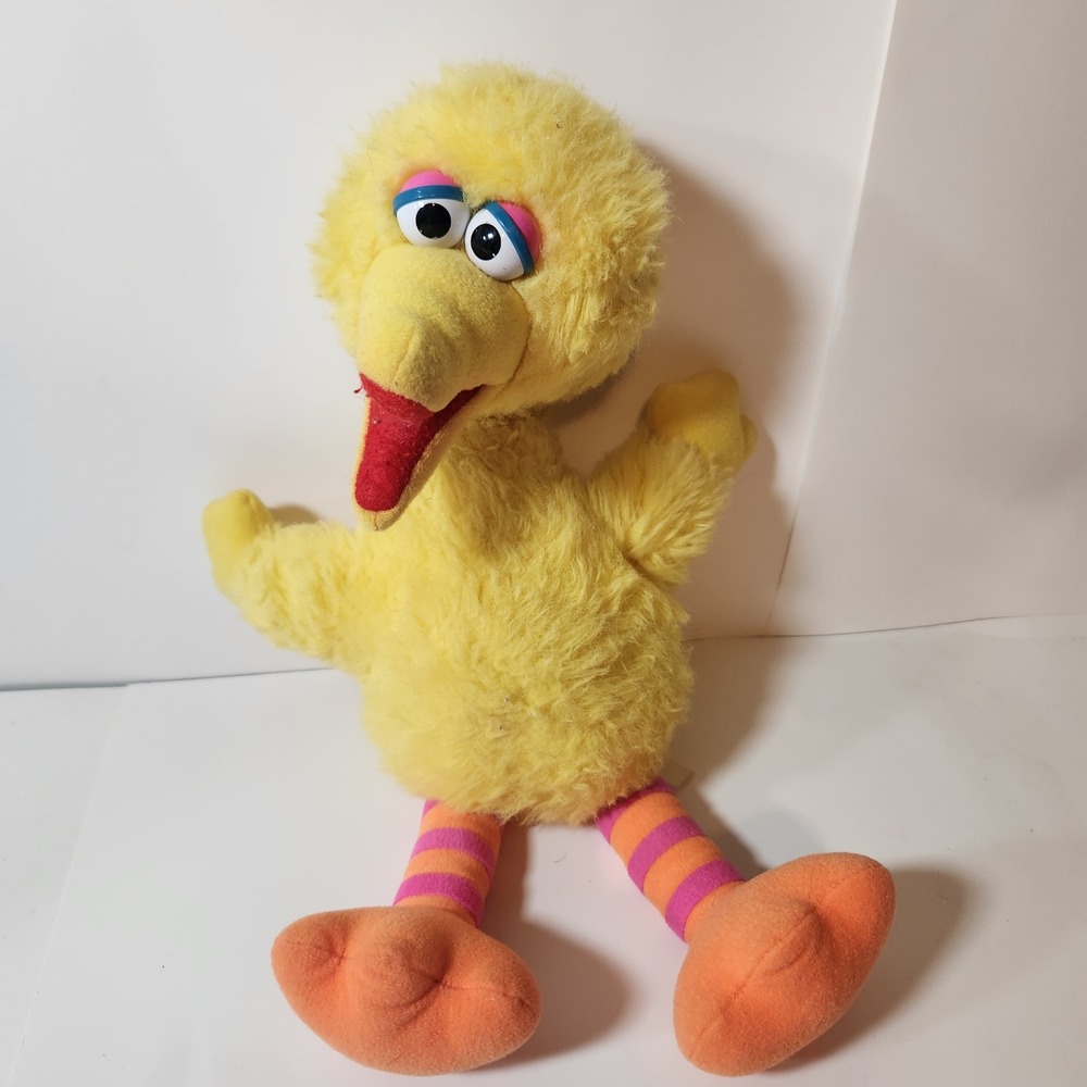 Sesame Street Big Bird Plush Stuffed‎ Animal Yellow Bird 14 Inch Toy
